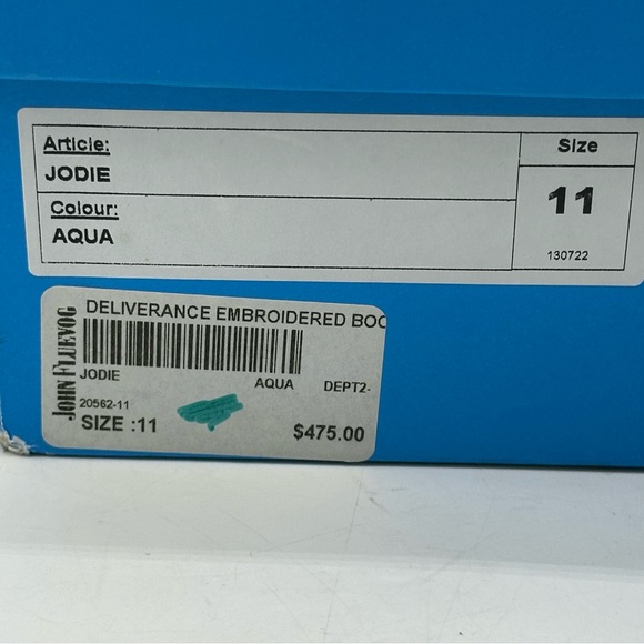 John Fluevog Deliverance Jodie Side Lace Ankle Boot. Size 11 - Picture 3 of 13